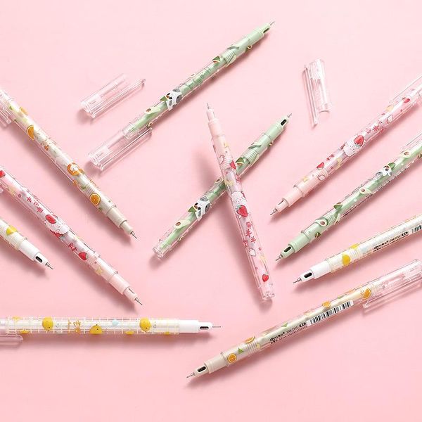 gel pens 1pc kawaii cartoon animals and fruits rollerball pen 0.5mm black ink kids writing stationery
gel pens 1pc kawaii cartoon animals and fruits rollerball pen 0.5mm black ink kids writing stationery