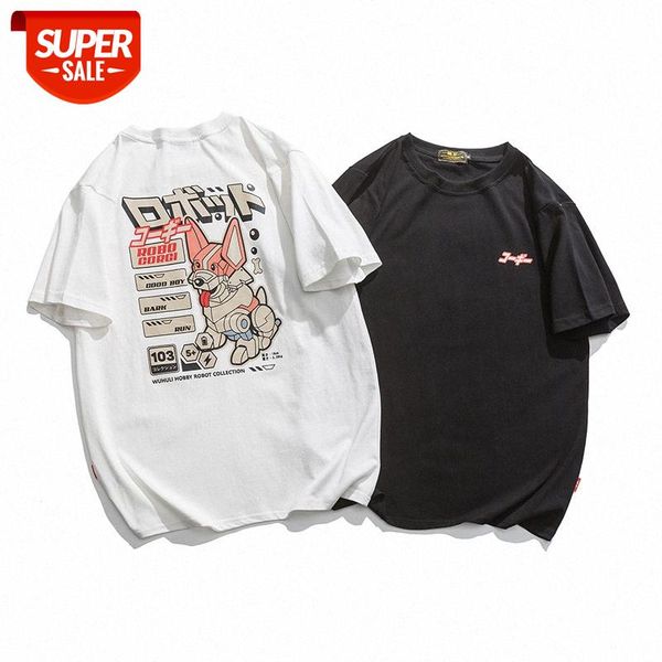 mansclot mechanical dog print round neck short sleeve t-shirt male half #v75x, White;black
mansclot mechanical dog print round neck short sleeve t-shirt male half #v75x, White;black