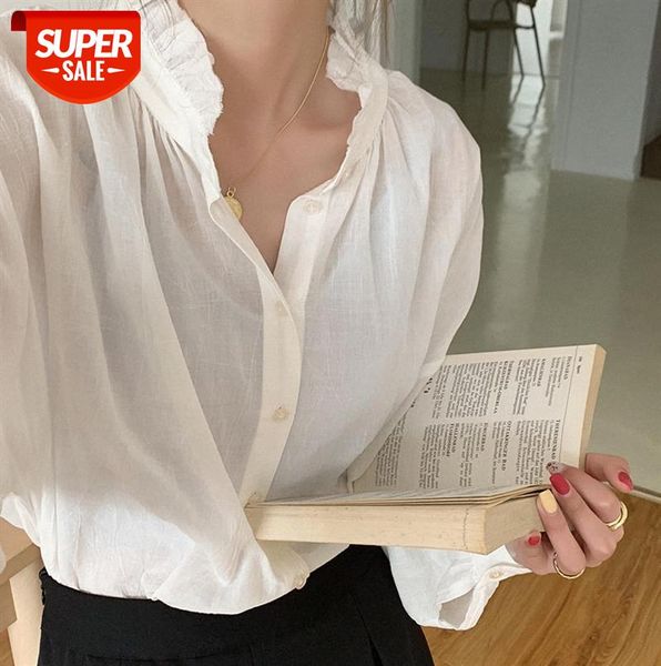 huang zheng wooden ears see-through long-sleeved shirt female korean style loose and simple thin c25262 #pj4i, Black;gray
huang zheng wooden ears see-through long-sleeved shirt female korean style loose and simple thin c25262 #pj4i, Black;gray