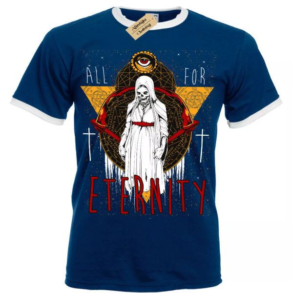 para eternidad camiseta demonio monja evil priest hombre ringer, White;black
para eternidad camiseta demonio monja evil priest hombre ringer, White;black