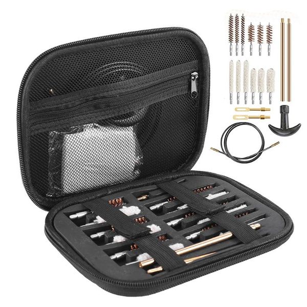 professional hand tool sets 19pcs/set gun cleaning kit for 22/38/9mm/40/45 caliber portable tactical hunting rifle pistol brush set
professional hand tool sets 19pcs/set gun cleaning kit for 22/38/9mm/40/45 caliber portable tactical hunting rifle pistol brush set