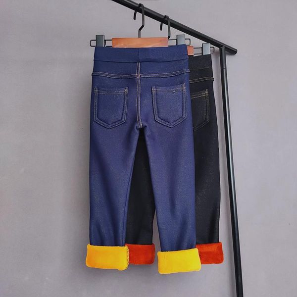 jeans kids denim pencil pants autumn winter girls plus velvet warm trousers babys elastic waist thicken cashmere, Blue
jeans kids denim pencil pants autumn winter girls plus velvet warm trousers babys elastic waist thicken cashmere, Blue