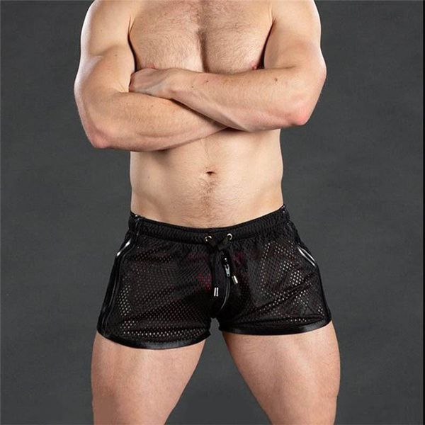 men summer shorts solid color swim breathable male hollow out casual mesh beach trunks short men's, White;black
men summer shorts solid color swim breathable male hollow out casual mesh beach trunks short men's, White;black