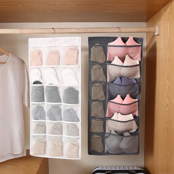 storage boxes & bins wall door hanging bag double side folding underwear bra socks sorting closet wardrobe home organizer
storage boxes & bins wall door hanging bag double side folding underwear bra socks sorting closet wardrobe home organizer