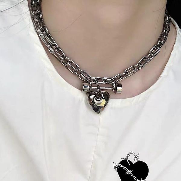 punk heart shaped pendant necklace for women hip hop fashion charm cool street rock geometric choker jewelry gifts necklaces, Silver
punk heart shaped pendant necklace for women hip hop fashion charm cool street rock geometric choker jewelry gifts necklaces, Silver