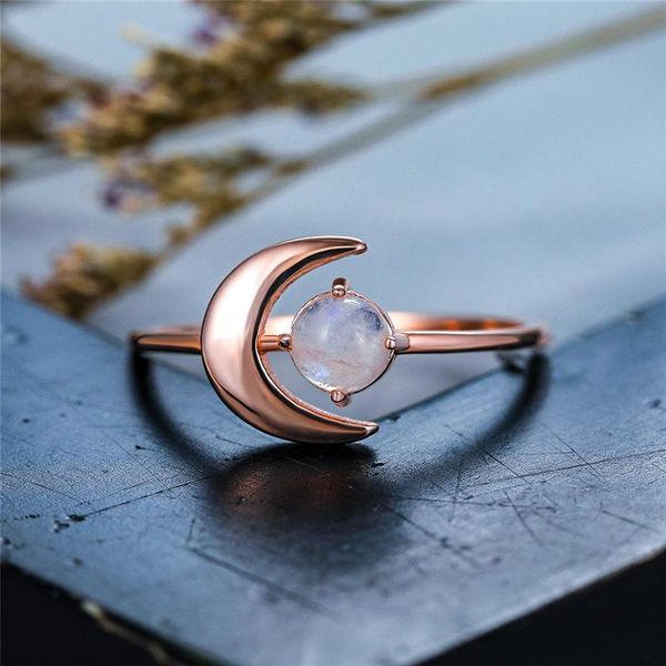 cluster rings boho female real small round natural moonstone ring rose gold wedding for women cute love moon engagement, Golden;silver
cluster rings boho female real small round natural moonstone ring rose gold wedding for women cute love moon engagement, Golden;silver