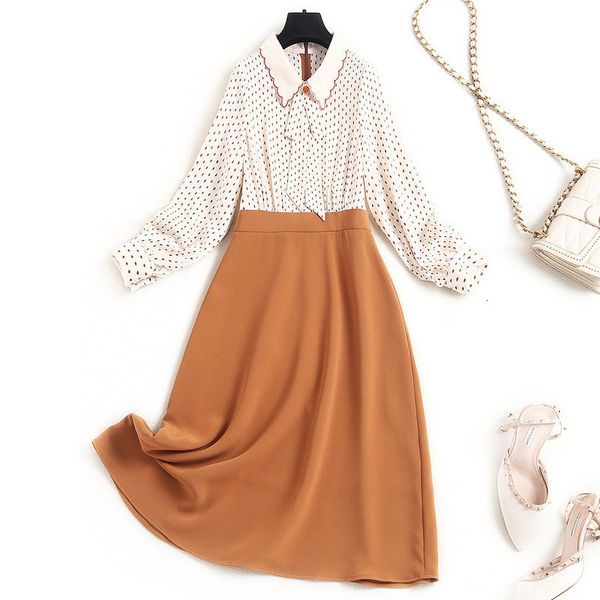 two piece dress runway fashion spring designer chiffon printout office dress elegant long casual party clothes szk5, White
two piece dress runway fashion spring designer chiffon printout office dress elegant long casual party clothes szk5, White