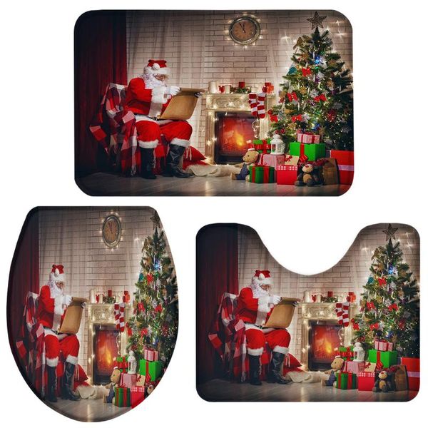 bath accessory set christmas santa bathroom toilet cover mat pedestal rug non-slip accessories doormat
bath accessory set christmas santa bathroom toilet cover mat pedestal rug non-slip accessories doormat