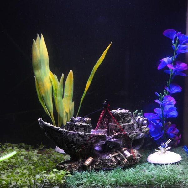 decorations resin artificial aquarium sunk boat decoration fish tank damaged ship ornament shrimp cave stone rock accessories
decorations resin artificial aquarium sunk boat decoration fish tank damaged ship ornament shrimp cave stone rock accessories