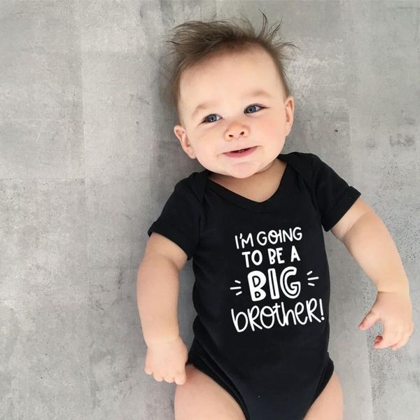 rompers i' going to be a big brother born infant baby boy bodysuit summer cotton jumpsuit solid casual shortsleeve outfits clothes, Blue
rompers i' going to be a big brother born infant baby boy bodysuit summer cotton jumpsuit solid casual shortsleeve outfits clothes, Blue