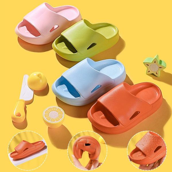 slipper children slippers boys girls solid beach sandals slides shower bathroom eva thick sole indoor summer, Black;grey
slipper children slippers boys girls solid beach sandals slides shower bathroom eva thick sole indoor summer, Black;grey