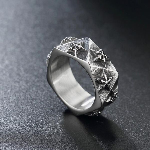 fashion silver cross brand retro titanium finger ring personality punk vintage mens stainless steel hip-hop rock motorcycle rings jewelry ac
fashion silver cross brand retro titanium finger ring personality punk vintage mens stainless steel hip-hop rock motorcycle rings jewelry ac
