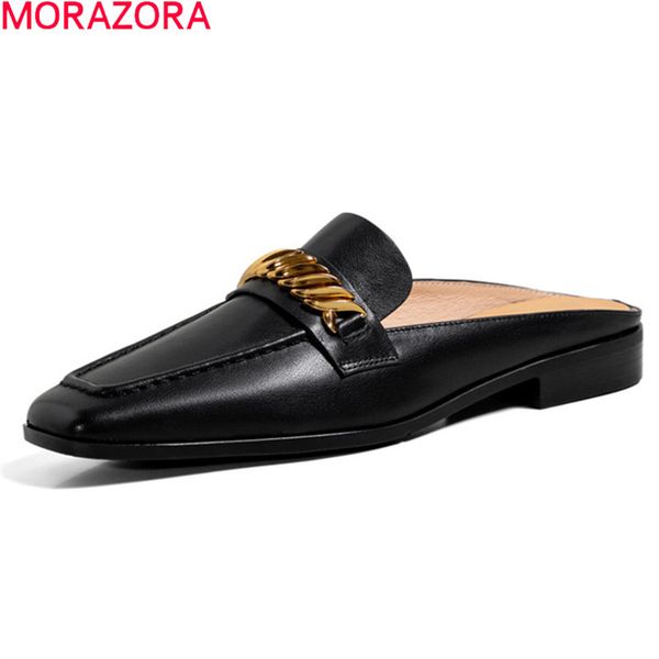 morazora genuine leather shoes women comfortable low heel square toe casual shoes summer fashion ladies slippers 210506, Black
morazora genuine leather shoes women comfortable low heel square toe casual shoes summer fashion ladies slippers 210506, Black