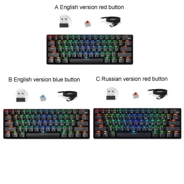 keyboards russian english mechanical keyboard 61 keys usb wired 2.4g wireless dual mode gaming backlight for deskpc laptop
keyboards russian english mechanical keyboard 61 keys usb wired 2.4g wireless dual mode gaming backlight for deskpc laptop