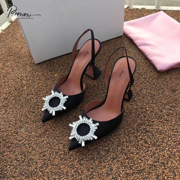 dress shoes prowow black real leather women summer sandals pointed toe slip on crystal thin high heel ladies party woman
dress shoes prowow black real leather women summer sandals pointed toe slip on crystal thin high heel ladies party woman