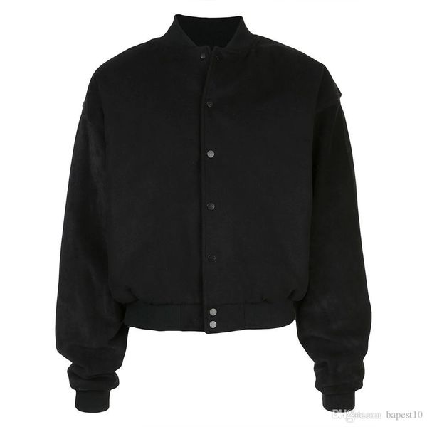 season 6 pilot wool short black jacket high street boys must have patchwork sleeves suede coat embroidered, Black;brown
season 6 pilot wool short black jacket high street boys must have patchwork sleeves suede coat embroidered, Black;brown