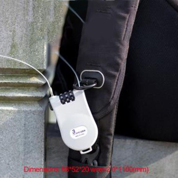bike locks portable retractable bicycle combination code lock helmet luggage safety 3-digit padlock rock
bike locks portable retractable bicycle combination code lock helmet luggage safety 3-digit padlock rock