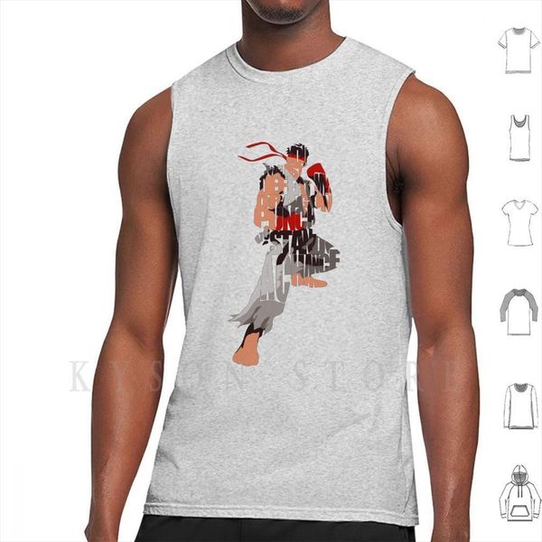 ryu tank vest 100% cotton sf video game geek geekery vector typography creative present, White;black
ryu tank vest 100% cotton sf video game geek geekery vector typography creative present, White;black