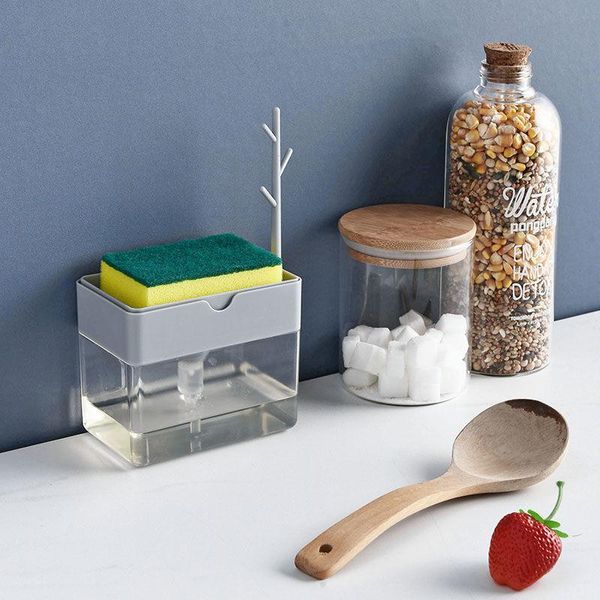 kitchen soap pump dispenser with sponge holder 2-in-1 liquid container hand press organizer accessories
kitchen soap pump dispenser with sponge holder 2-in-1 liquid container hand press organizer accessories