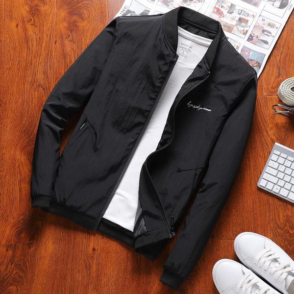 men's jackets spring autumn mens and coats fashion casual stand collar high quaitily letter printed bomber black, Black;brown
men's jackets spring autumn mens and coats fashion casual stand collar high quaitily letter printed bomber black, Black;brown