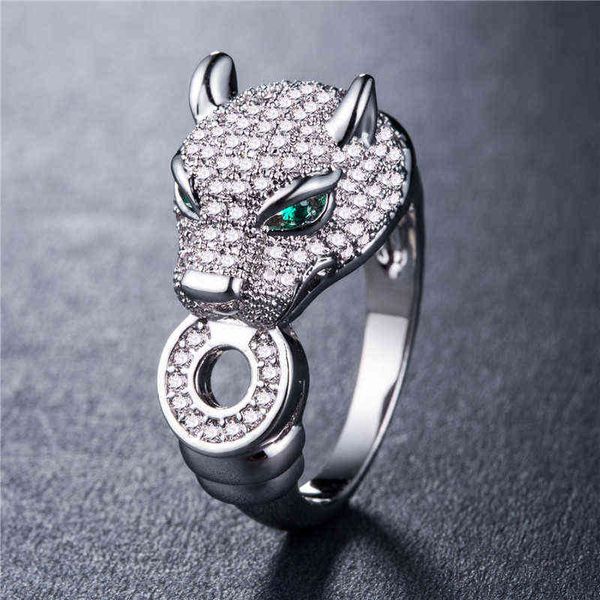 designer ring novelty jewelry rings for women leopard head inlaid women rings animal ring jewelry personality fashion gift new style, Silver
designer ring novelty jewelry rings for women leopard head inlaid women rings animal ring jewelry personality fashion gift new style, Silver