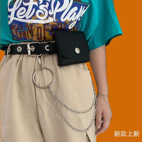 hip hop cool waist bags women packs fashion trend belt bag belts chain casual personality black pu
hip hop cool waist bags women packs fashion trend belt bag belts chain casual personality black pu