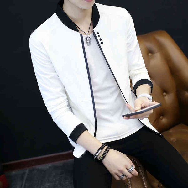 spring male korean youth handsome jacket men trend thin section gown personality baseball clothing 201226, Black;brown
spring male korean youth handsome jacket men trend thin section gown personality baseball clothing 201226, Black;brown