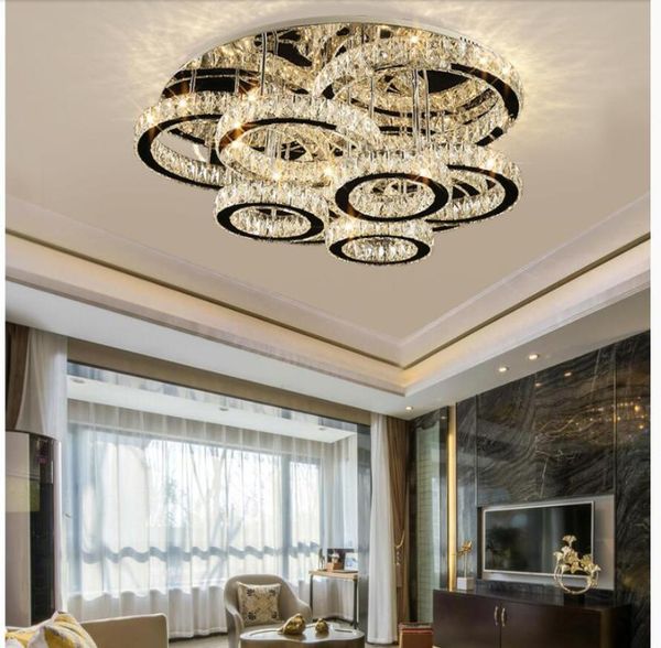ceiling lights modern stainless crystal rings d60cm d80cm chandelier silver led plafonnier bedroom kitchen lamp
ceiling lights modern stainless crystal rings d60cm d80cm chandelier silver led plafonnier bedroom kitchen lamp