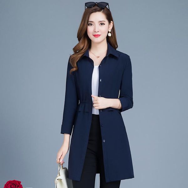 women's trench coats spring autumn 2021 korean fashion single breasted mid-long coat mujer slim plus size windbreak outwear, Tan;black
women's trench coats spring autumn 2021 korean fashion single breasted mid-long coat mujer slim plus size windbreak outwear, Tan;black