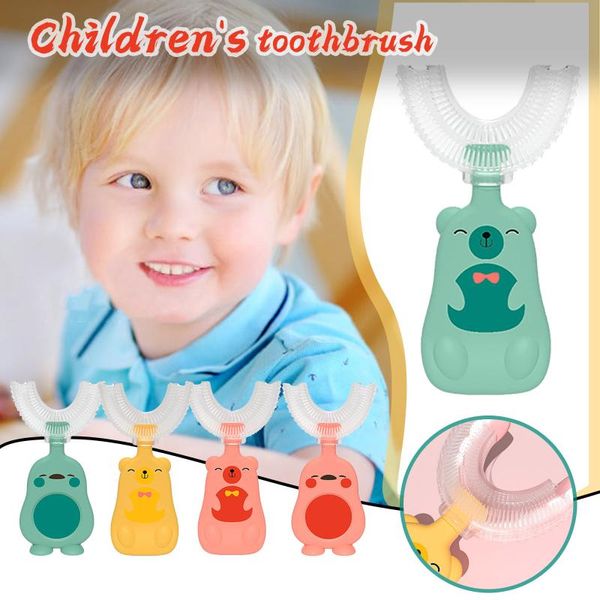 party favor 2~6years old children's u-shaped toothbrush, toothbrush with silicone brush head
party favor 2~6years old children's u-shaped toothbrush, toothbrush with silicone brush head
