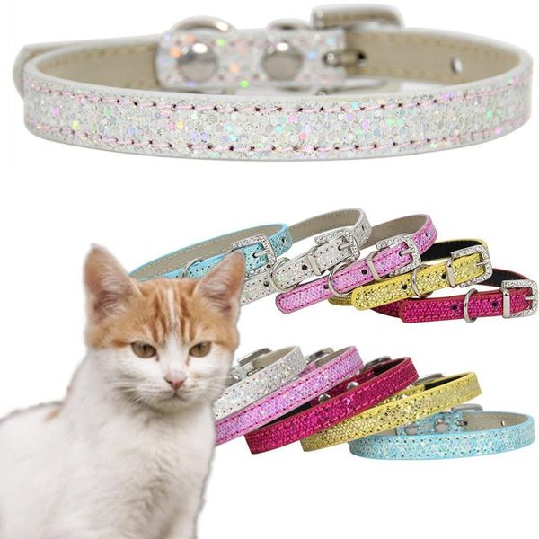 pet cat collar fashion adjustable kitten sequin neck strap accessories supplies collars & leads
pet cat collar fashion adjustable kitten sequin neck strap accessories supplies collars & leads