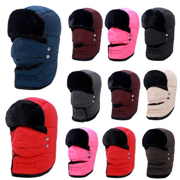 trapper hat ski cap with mask ushanka waterproof sherpa warm snow earmuffs fur windproof russian outdoor hats, Black;white
trapper hat ski cap with mask ushanka waterproof sherpa warm snow earmuffs fur windproof russian outdoor hats, Black;white