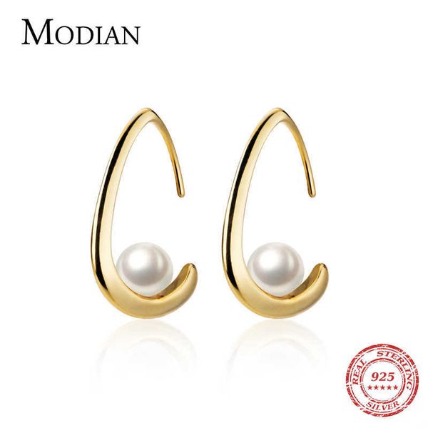 elegant gold color pearl water drop shape earrings 925 sterling silver for women fashion dangle earring fine jewelry 210707
elegant gold color pearl water drop shape earrings 925 sterling silver for women fashion dangle earring fine jewelry 210707