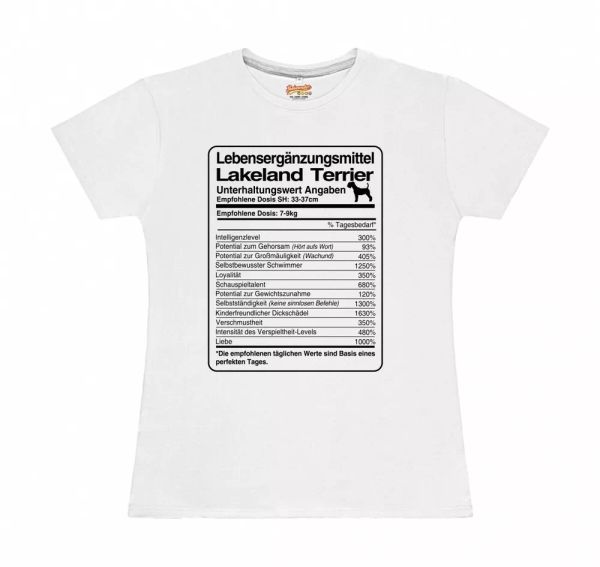 T-Shirt Womens dose Lakeland Terrier Life Supplements by siviwonder, Mainly pictures
T-Shirt Womens dose Lakeland Terrier Life Supplements by siviwonder, Mainly pictures