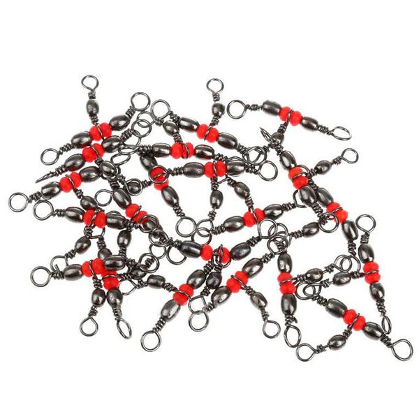 fishing accessories 20pcs 3 way brass rolling barrel swivel bearing connector solid ring hooks
fishing accessories 20pcs 3 way brass rolling barrel swivel bearing connector solid ring hooks