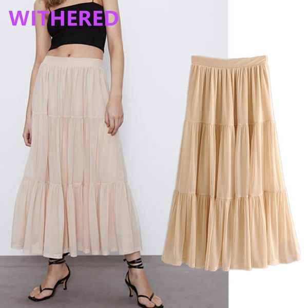 skirts withered england high street vintage cascading gauze elegant aline midi skirt women faldas mujer moda 2021 long womens, Black
skirts withered england high street vintage cascading gauze elegant aline midi skirt women faldas mujer moda 2021 long womens, Black