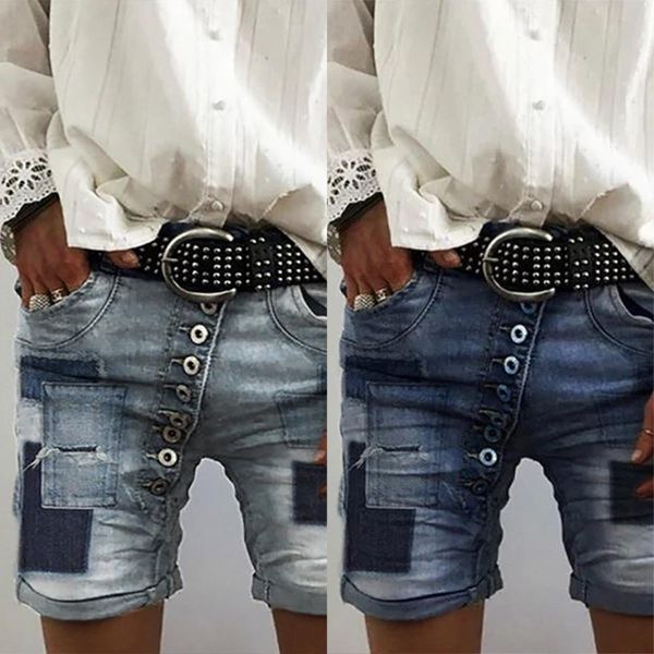 casual spliced shorts summer floral women jeans denim midweight short plus size 5xl streetwear pocket, Blue
casual spliced shorts summer floral women jeans denim midweight short plus size 5xl streetwear pocket, Blue