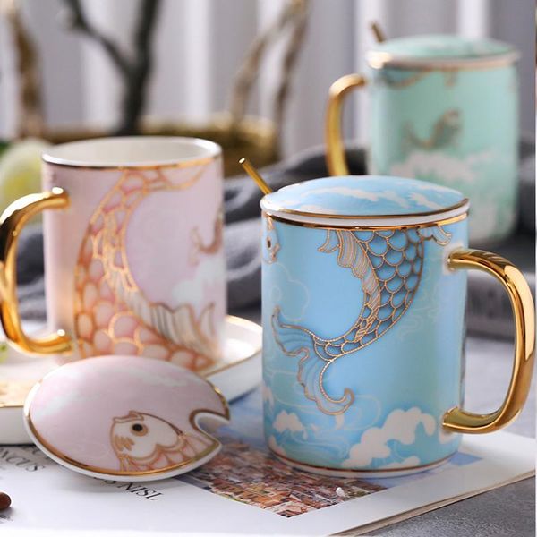 mugs creative ceramic mug water cup with lid spoon personality trend couple men and women milk coffee living room home tea
mugs creative ceramic mug water cup with lid spoon personality trend couple men and women milk coffee living room home tea