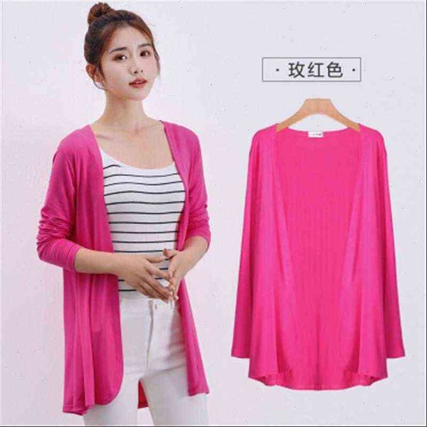 womens sweater korean summer autumn spring long sleeved modal cardigan air conditioning coats, White;black
womens sweater korean summer autumn spring long sleeved modal cardigan air conditioning coats, White;black