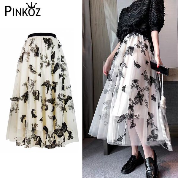 runway ashion mesh skirt lining spring summer high waist floral butterfly appliques a-line maxi skirts women chic boho 210421, Black;white
runway ashion mesh skirt lining spring summer high waist floral butterfly appliques a-line maxi skirts women chic boho 210421, Black;white