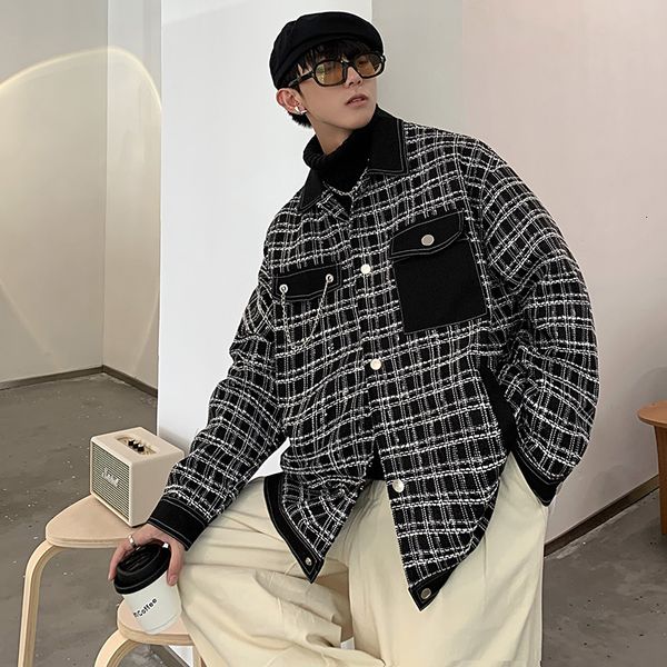 spring and autumn plaid coat men's ins net red hip hop student loose et trend, Black;brown
spring and autumn plaid coat men's ins net red hip hop student loose et trend, Black;brown