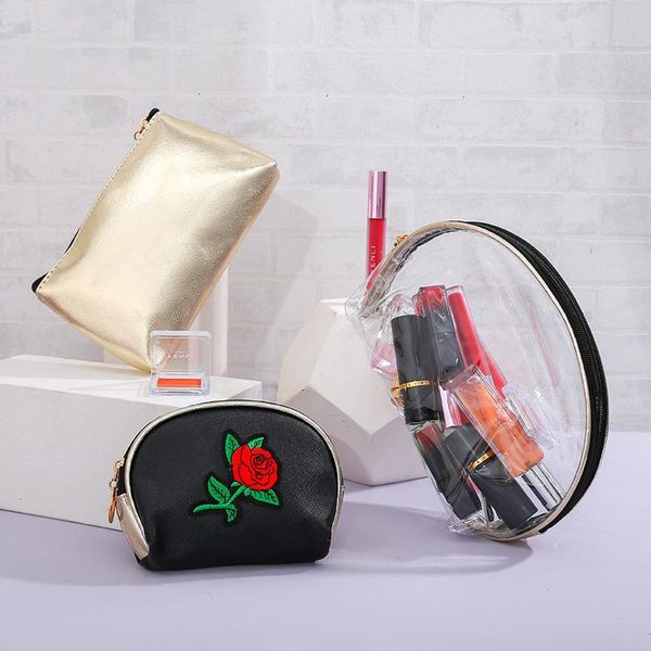 transparent rose pattern pvc make-up bag 3 pieces travel portable large capacity wash storage pouch cosmetic bags for ladies & cases
transparent rose pattern pvc make-up bag 3 pieces travel portable large capacity wash storage pouch cosmetic bags for ladies & cases