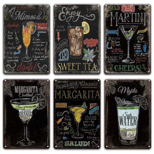 mojito martini cocktail metal wall art tin sign irish pub kitchen decor chic tin wall plate retro bar cafeteria restaurant decor
mojito martini cocktail metal wall art tin sign irish pub kitchen decor chic tin wall plate retro bar cafeteria restaurant decor