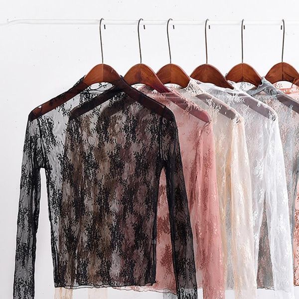 summer spring see through womens blouses mesh basic long sleeve mock neck embroidered floral lace loose pullover, White
summer spring see through womens blouses mesh basic long sleeve mock neck embroidered floral lace loose pullover, White