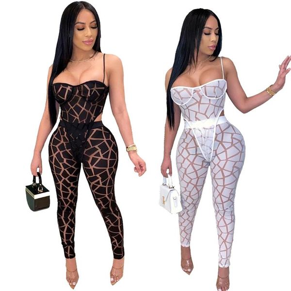 two piece dress mesh sheer geometric print tracksuits set women summer strapless bodysuits and skinny pant suits club outfits, White
two piece dress mesh sheer geometric print tracksuits set women summer strapless bodysuits and skinny pant suits club outfits, White