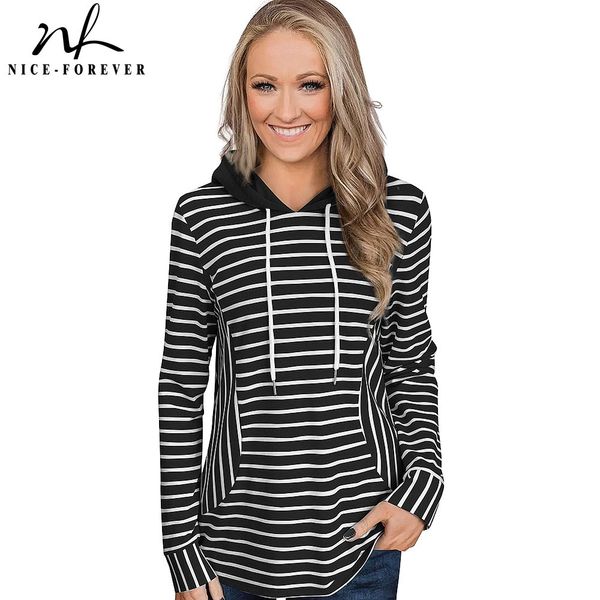 nice-forever new spring stripes print patchwork casual hoodies overisized women sweatshirts t062 210419, Black
nice-forever new spring stripes print patchwork casual hoodies overisized women sweatshirts t062 210419, Black