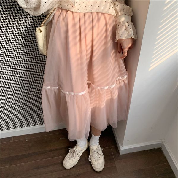 skirts slender mesh feminine solid fairy a-line chic fashion all match sweet girls high waist skirts, Black
skirts slender mesh feminine solid fairy a-line chic fashion all match sweet girls high waist skirts, Black