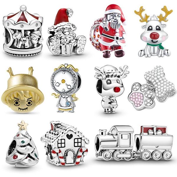 other 925 sterling silver pendant carousel alarm clock house christmas charm bead fit original bracelet necklace women jewelry
other 925 sterling silver pendant carousel alarm clock house christmas charm bead fit original bracelet necklace women jewelry