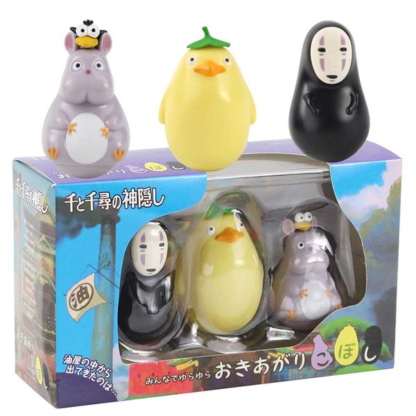 3pcs/set Hayao Miyazaki My Neighbor Totoro No Face Man Boh Baby Rat Yellow Duck PVC Action Figure Model Toy Tumbler Doll
3pcs/set Hayao Miyazaki My Neighbor Totoro No Face Man Boh Baby Rat Yellow Duck PVC Action Figure Model Toy Tumbler Doll