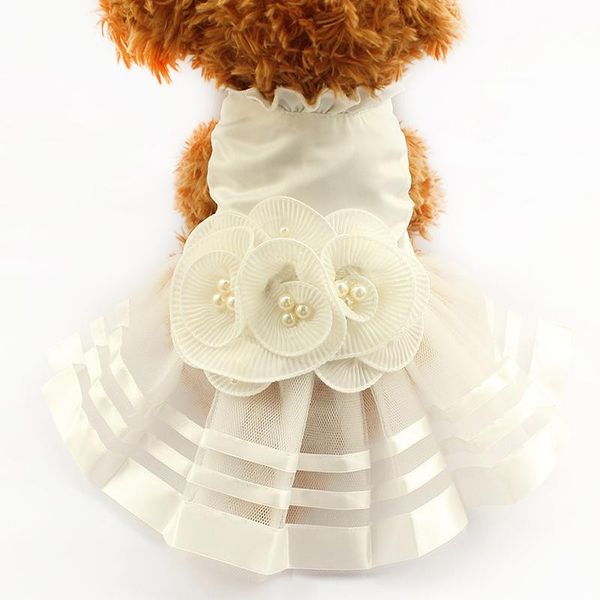 dog apparel pearl flower ornament wedding dresses pet skirt costume items xs, s, m, l, xl
dog apparel pearl flower ornament wedding dresses pet skirt costume items xs, s, m, l, xl